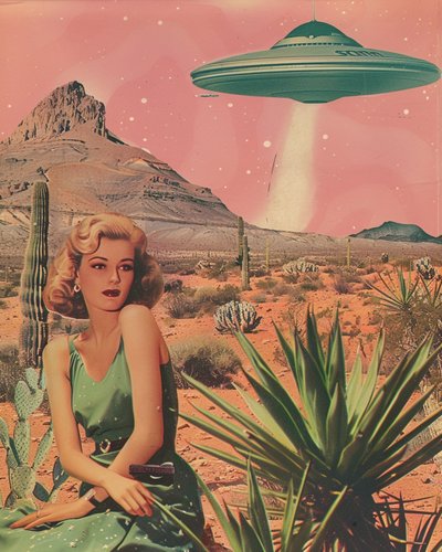 Encontro com um OVNI no deserto de Samantha Hearn