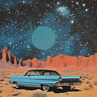 Cosmos Retro do Deserto de Samantha Hearn
