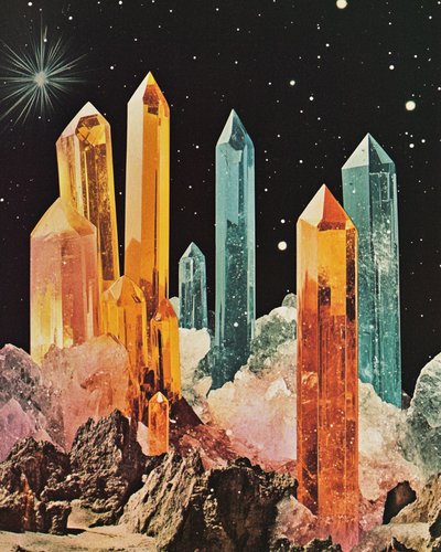 Picos de Cristal Estrelados de Samantha Hearn