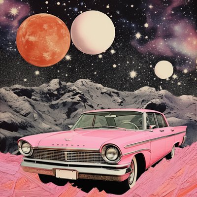 Vintage Pink Space Drive de Samantha Hearn