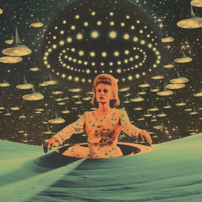 Encontro Espacial Vintage de Samantha Hearn