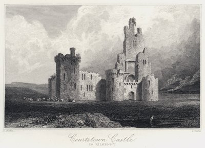 Courtstown Castle, Co Kilkenny (gravura) de Samuel (after) Austin