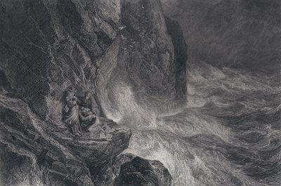 A Tempestade (gravura) de Samuel (after) Bough