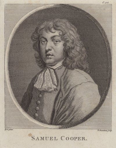 Samuel Cooper, pintor inglês de miniaturas (gravura) de Samuel (after) Cooper