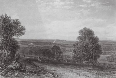 Austrália: On the Plenty, perto de Melbourne (gravura) de Samuel (after) Prout