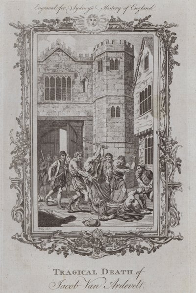 Tragical Death of Jacob Van Ardevelt (gravura) de Samuel (after) Wale