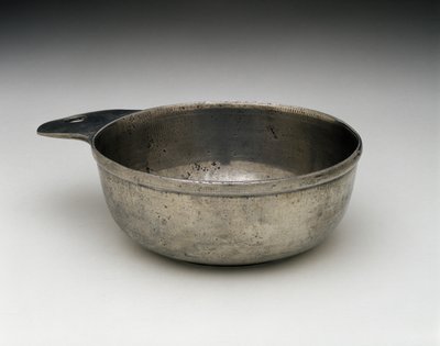 Porringer, c. 1775-1825 (estanho) de Samuel (attr.to) Pennock