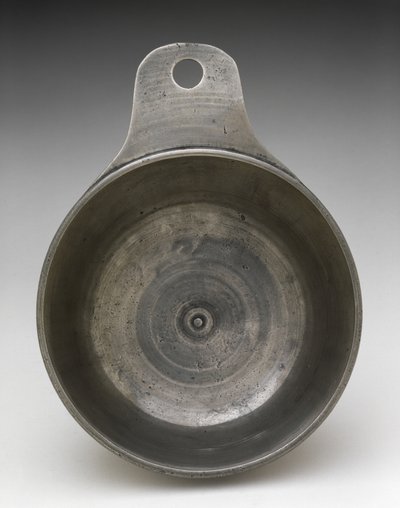 Porringer, c. 1775-1825 (estanho) de Samuel (attr.to) Pennock