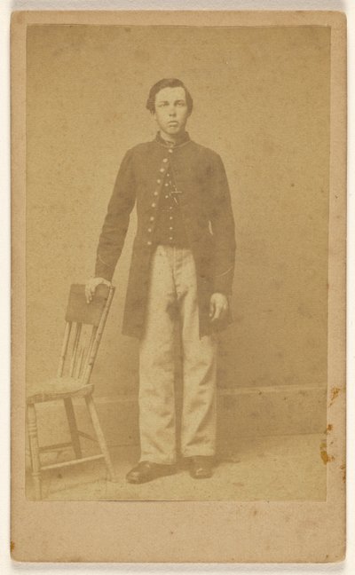[Soldado Confederado não identificado, de pé] de Samuel A. Cooley