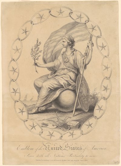 Emblema dos Estados Unidos da América de Samuel A. Harris