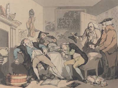 O Tempora, O Mores!, 1799. de Samuel Alken