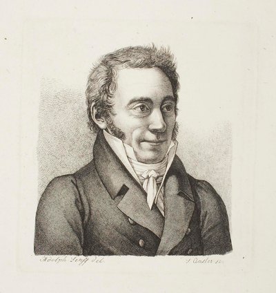 Retrato masculino de Samuel Amsler