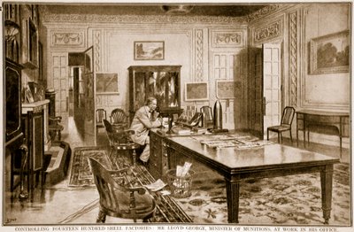 Controlando 14 fábricas da Shell: Sr. Lloyd George, Ministro das Munições, no Trabalho, 1914-19 de Samuel Begg