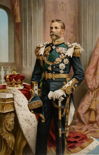Sua Alteza Real o Príncipe de Gales, de &39;The Illustrated London News&39;, 1902 de Samuel Begg