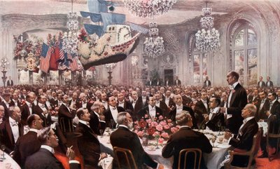 O banquete do peregrino no Savoy de Samuel Begg