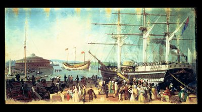A baía e o porto de Nova York de Samuel Bell Waugh