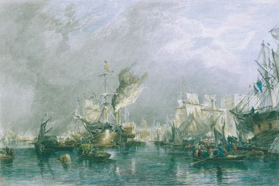 Navegação na piscina de Londres de Samuel Bough