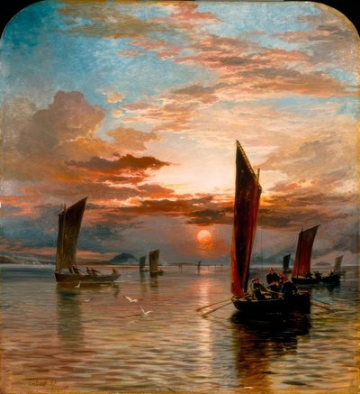 Pôr do sol sobre o quarto de Samuel Bough