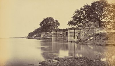 Cawnpore; Suttee Chowra Ghat, o local do massacre de Samuel Bourne