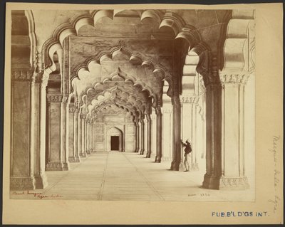 Mesquita de Pérola, Agra, Índia de Samuel Bourne