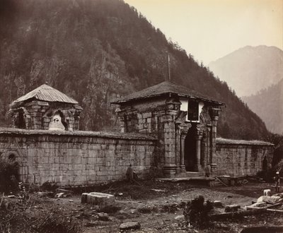 Templo de Naveshera, Caxemira, Índia de Samuel Bourne