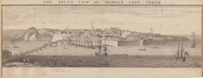 A Vista Sul de Berwick Upon Tweed de Samuel Buck