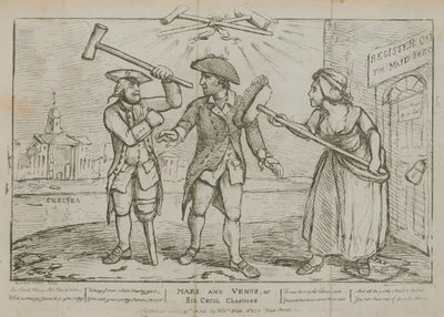 Marte e Vênus ou Sir Cecil castigado de Samuel Collings