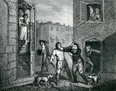 Os cegos Mendigos Chapéus &39;The Wit&39;s Magazine&39; 1784 de Samuel Collings