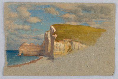 Penhascos em Etretat de Samuel Colman