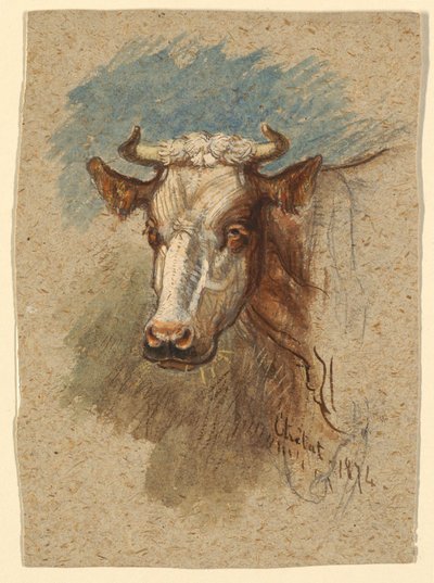Desenho, Estudos: Esboços de França. Etretat, Seine-Inférieure, Quimper, Bretanha, 1874 de Samuel Colman