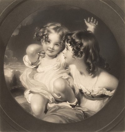 Natureza As crianças calmas, 1835. de Samuel Cousins