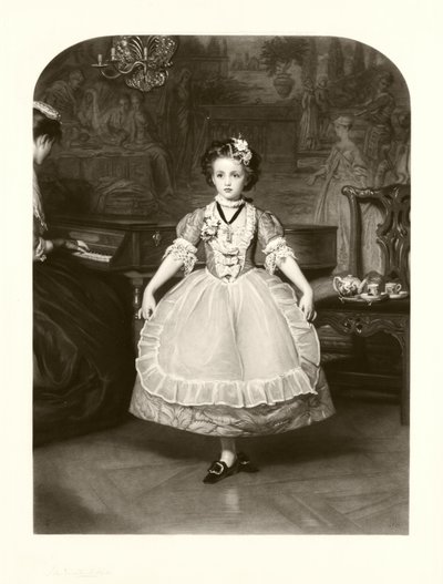 O Minueto (mezzotint) de Samuel Cousins