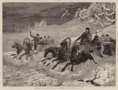 Indo para o piquenique na Rússia, uma corrida amigável de Samuel Edmund Waller