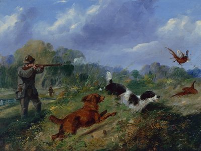 Tiro ao faisão (petróleo) de Samuel Henry Alken