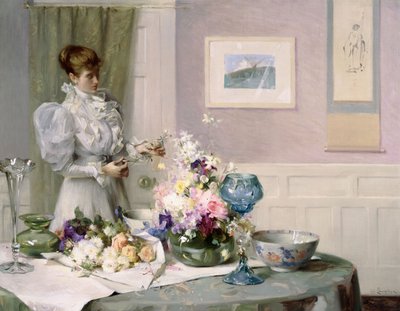 O arranjador de flores de Samuel Henry William Llewelyn