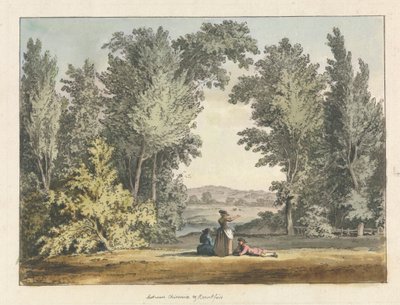 Entre Chiswick e Brentford de Samuel Hieronymus Grimm