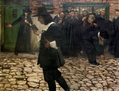 Excomungado Spinoza, 1907. de Samuel Hirszenberg