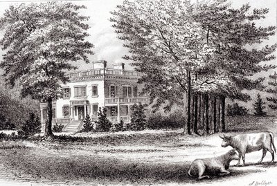 Hamilton Grange, da Old New York, Volume I, 1802 de Samuel Hollyer
