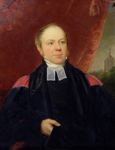 Retrato de William Buckland (1784-1856) Professor de Mineralogia na Universidade de Oxford e Dean de Westminster de Samuel Howell