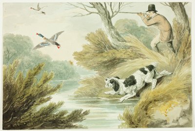 Caçador com Retriever de Samuel Howett