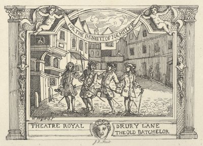 Bilhete Beneficente para Joe Miller, 1794-99. de Samuel Ireland