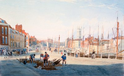 St Augustines Parade, Bristol, c1810 de Samuel Jackson