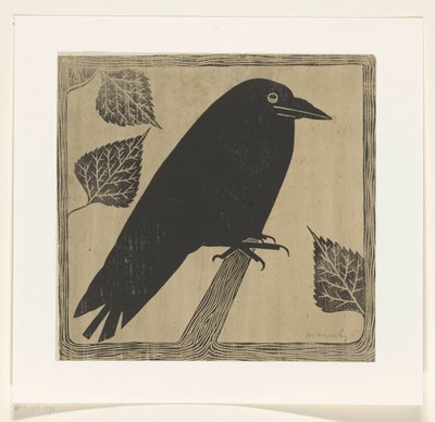 Corvo de Samuel Jessurun de Mesquita (signed by artist)