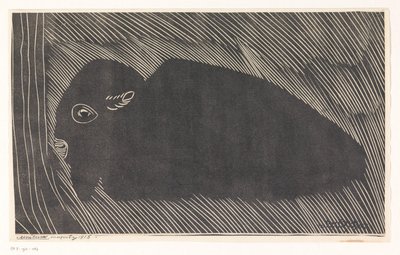 Bisonte recortado de Samuel Jessurun de Mesquita (signed by artist)