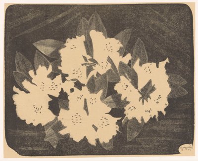Rhododendron de Samuel Jessurun de Mesquita (signed by artist)