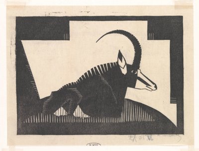 Sabelantílope de Samuel Jessurun de Mesquita (signed by artist)