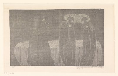 gêmeos siameses de Samuel Jessurun de Mesquita (signed by artist)