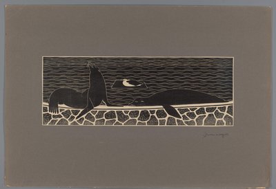 Leões marinhos (título original) de Samuel Jessurun de Mesquita (signed by artist)