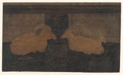 Algumas cabras reclináveis de Samuel Jessurun de Mesquita