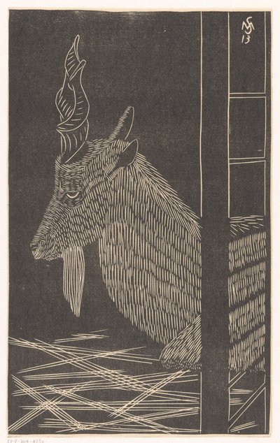 Markhorgeit (Veado sentado numa gaiola) de Samuel Jessurun de Mesquita
